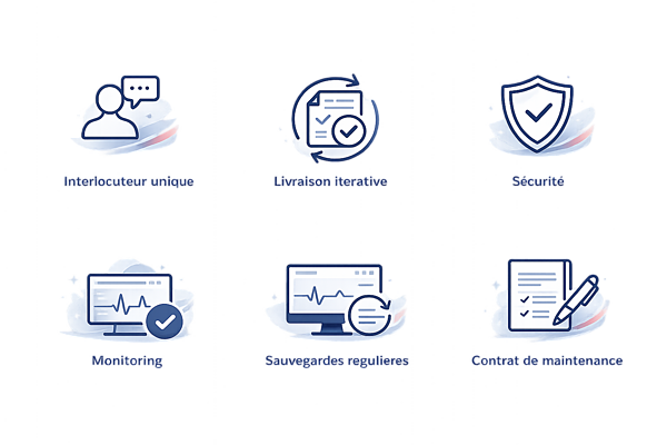 Illustration maintenance et sécurité